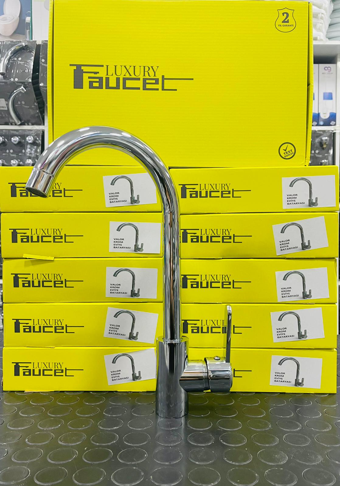 KROM İNOX DELTA EVYE KUĞU BATARYA